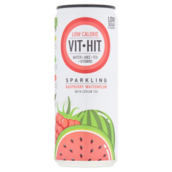 Picture of 330 VitHit Spk Rasp&Watermelon Can x12 DRS